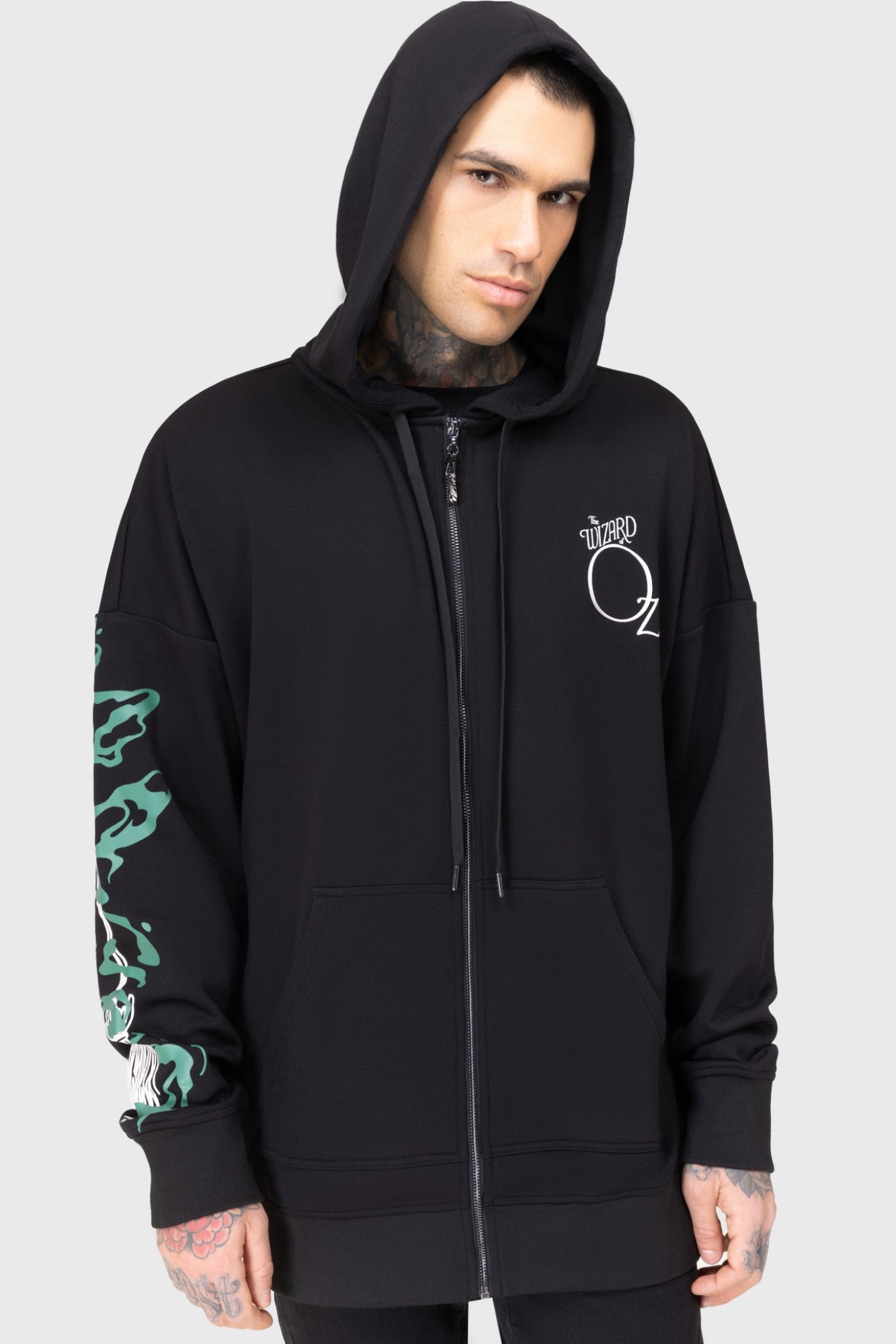 Killstar The Witch Is Dead Hoodie - Gothic Zip Up Sweatshirt