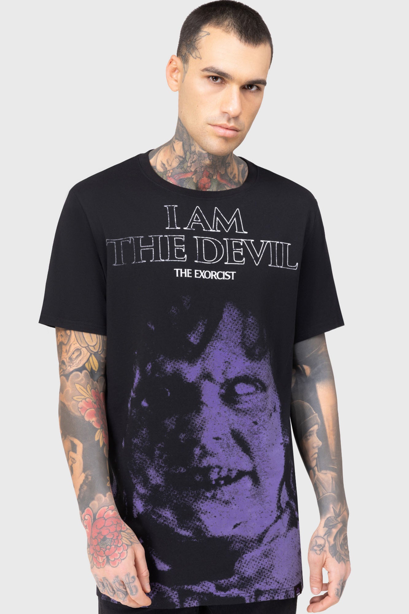 Killstar Power of the Devil Cotton T-Shirt - Loose Fit
