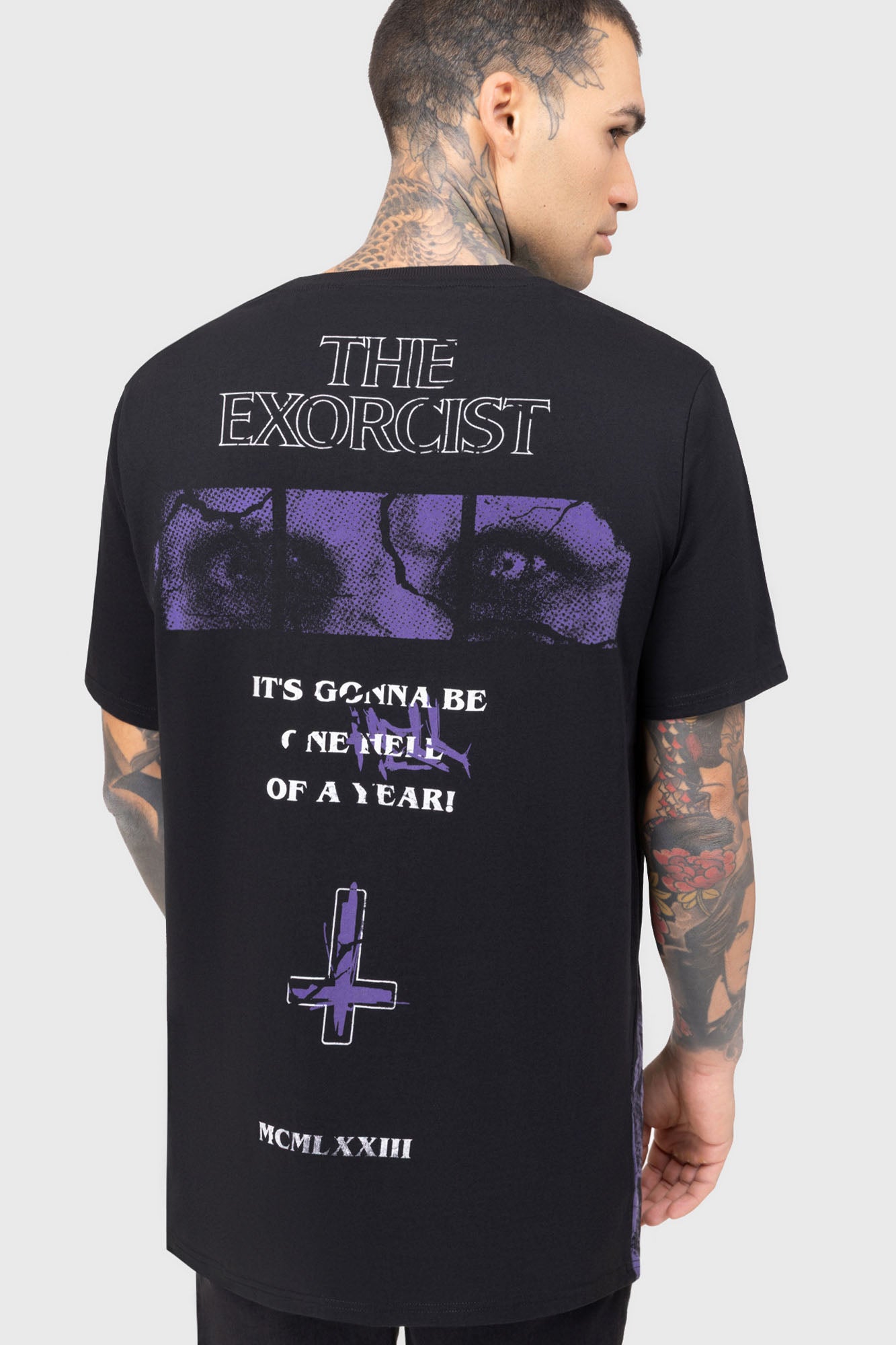 Killstar Power of the Devil Cotton T-Shirt - Loose Fit
