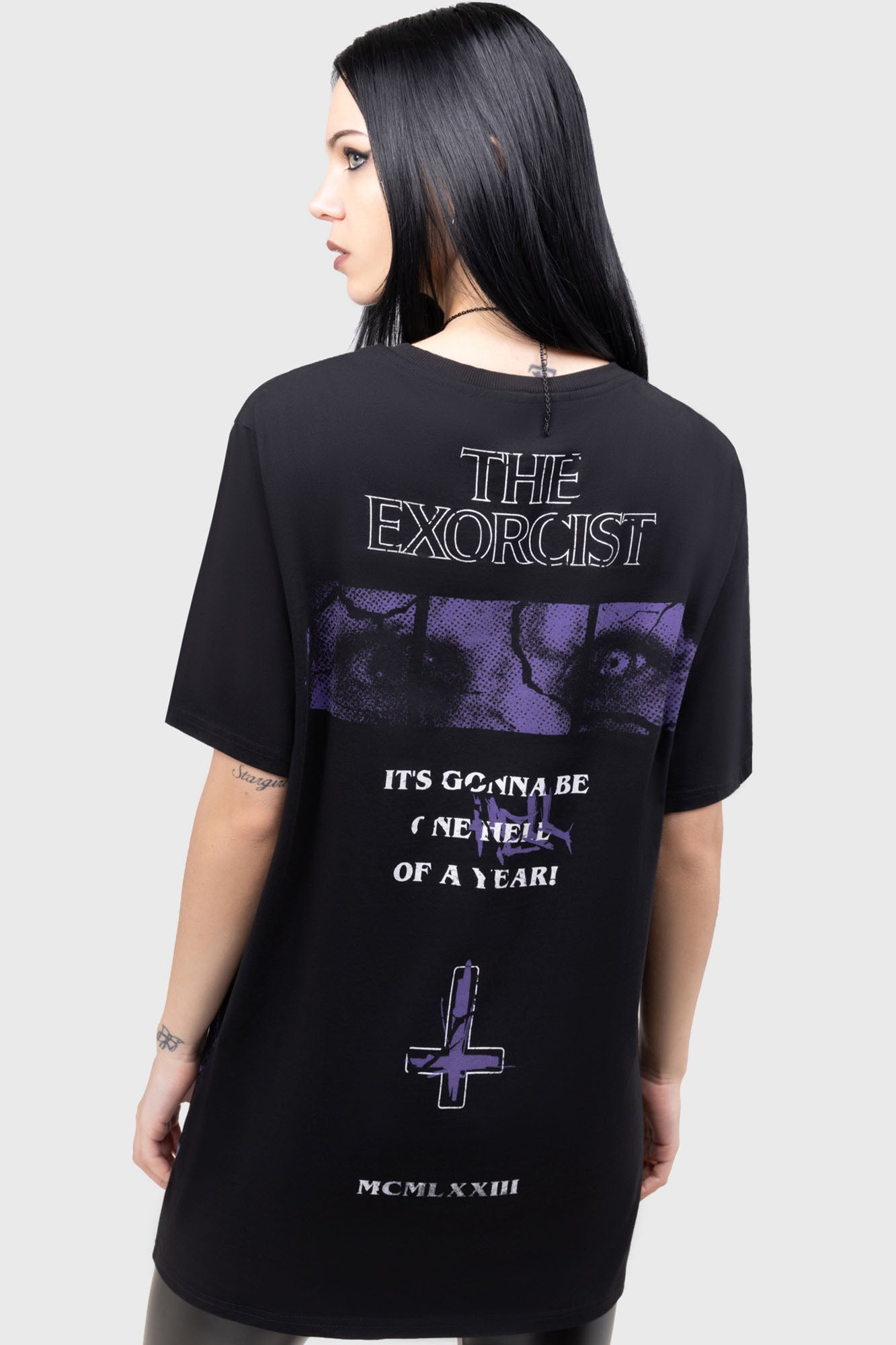 Killstar Power of the Devil Cotton T-Shirt - Loose Fit