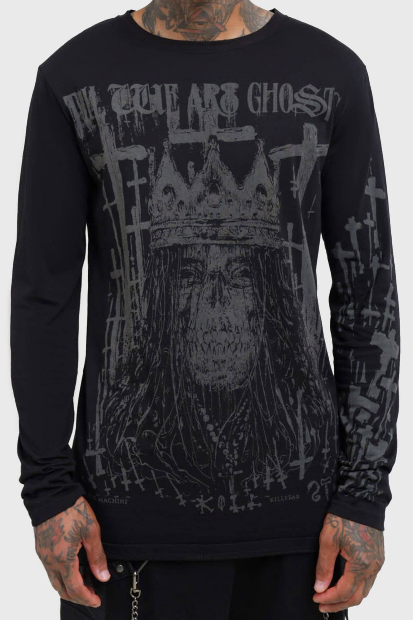 Killstar Diablo Doom Cotton Long Sleeve T-Shirt