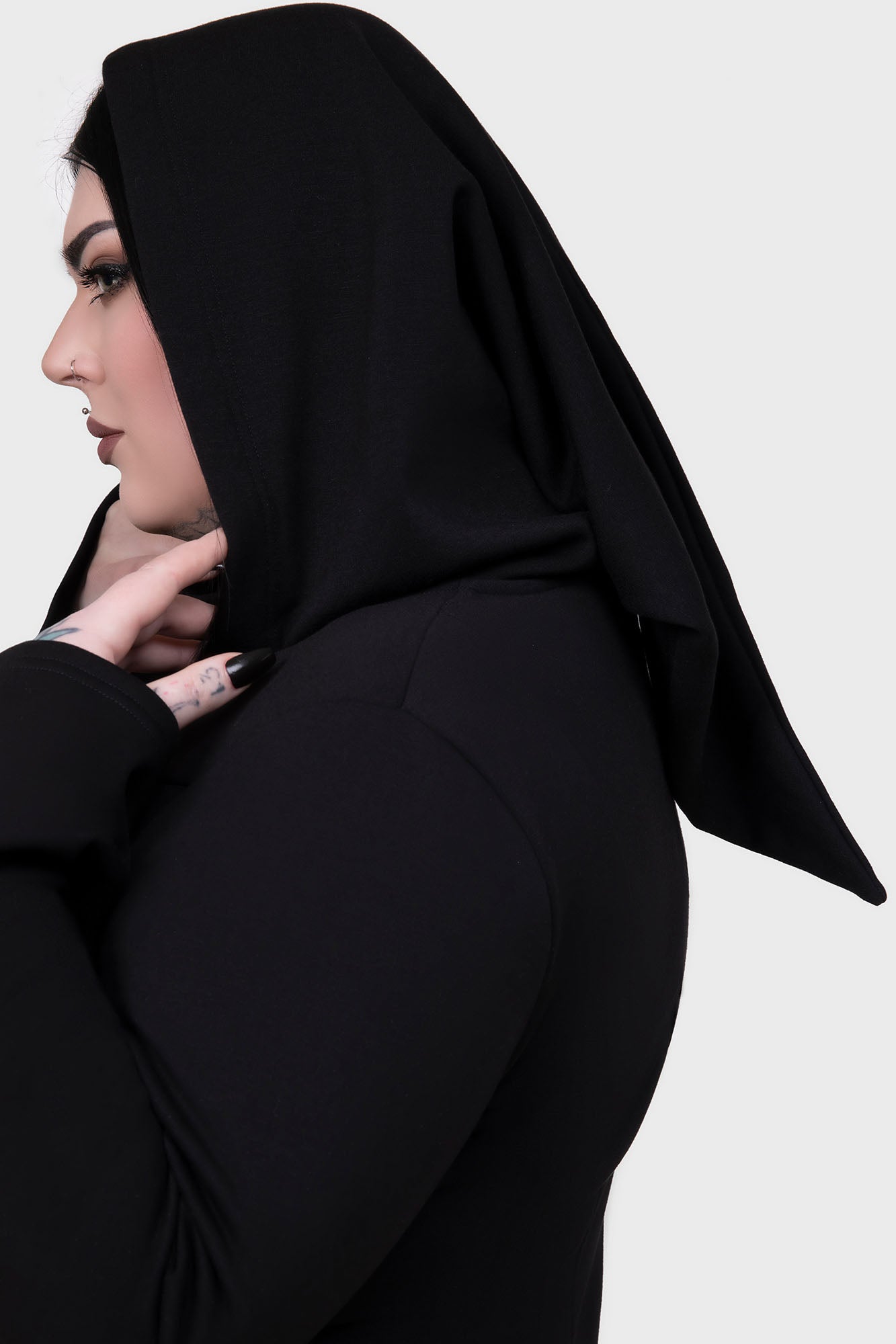 Killstar Deadly Cauldron Hooded Cloak with Moon Zip Pull