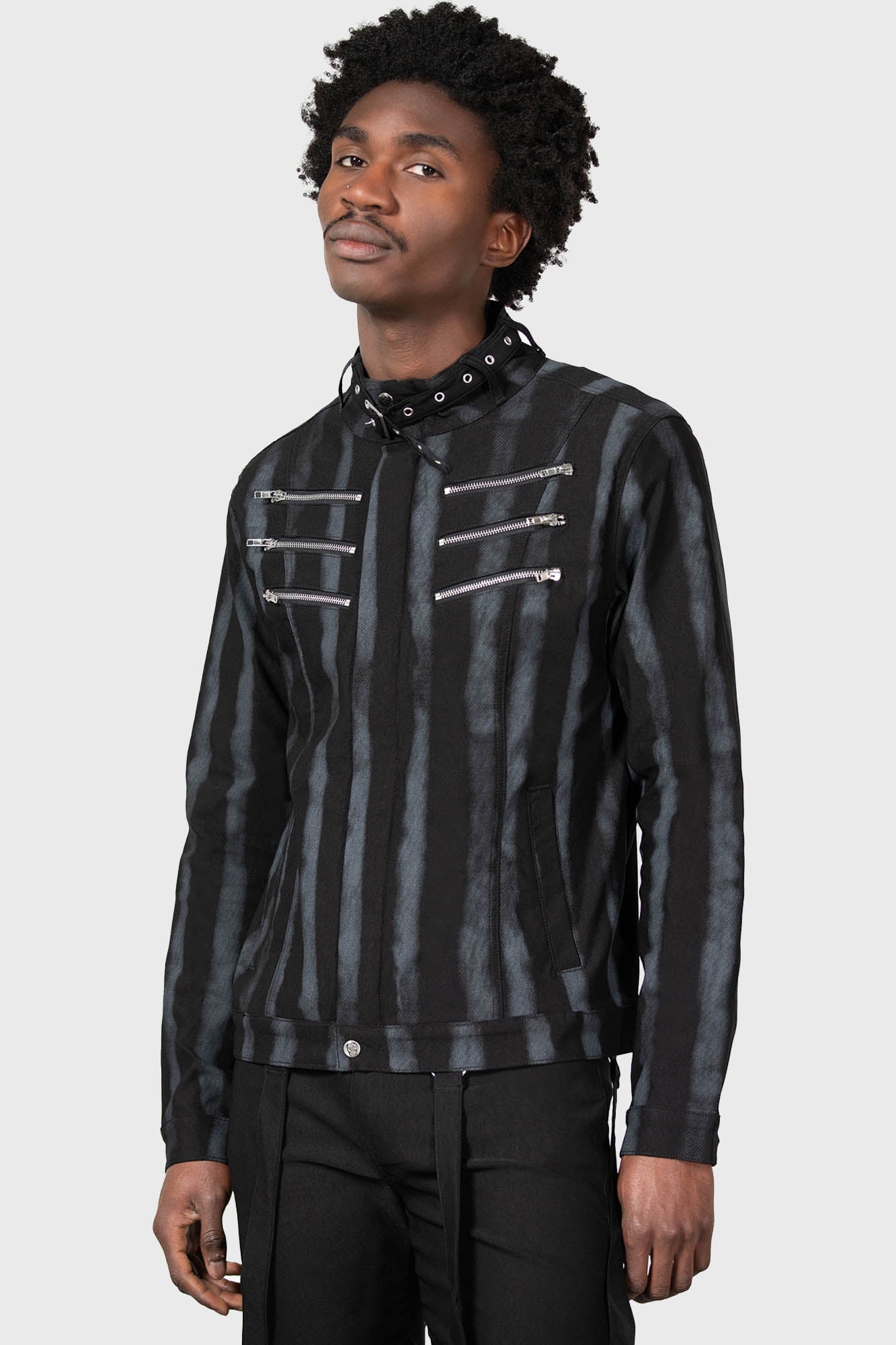 Killstar Reign And Roar Fitted Zip Jacket - Unisex Stretch Design
