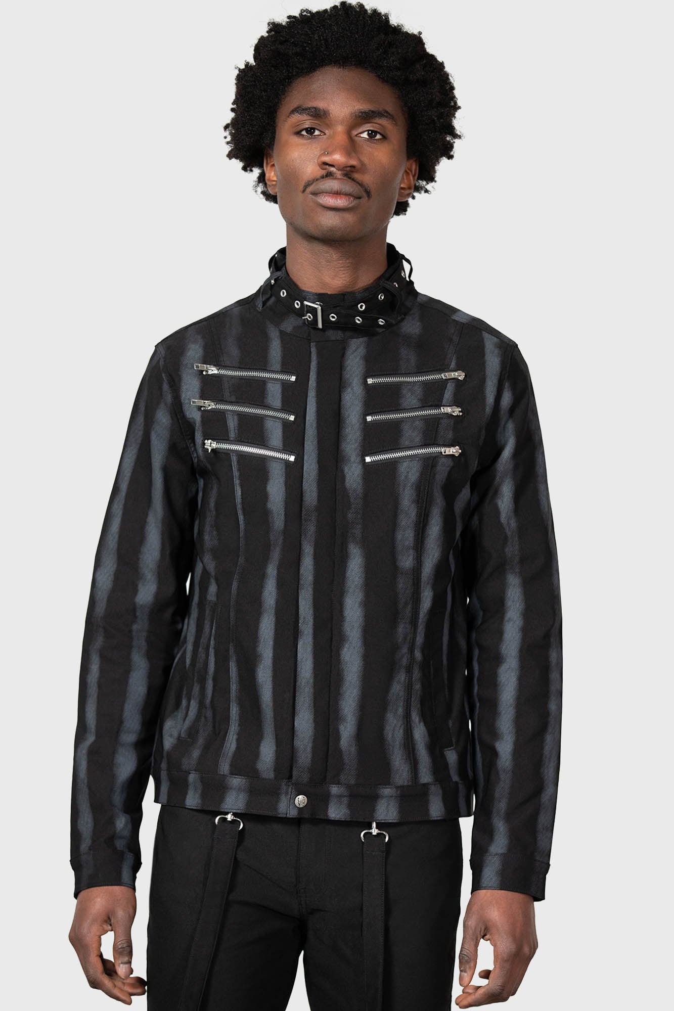 Killstar Reign And Roar Fitted Zip Jacket - Unisex Stretch Design
