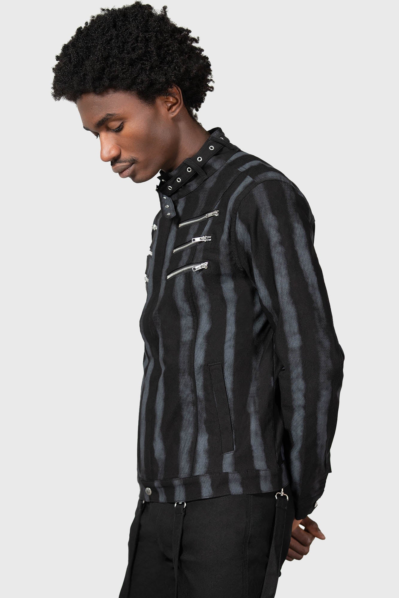 Killstar Reign And Roar Fitted Zip Jacket - Unisex Stretch Design