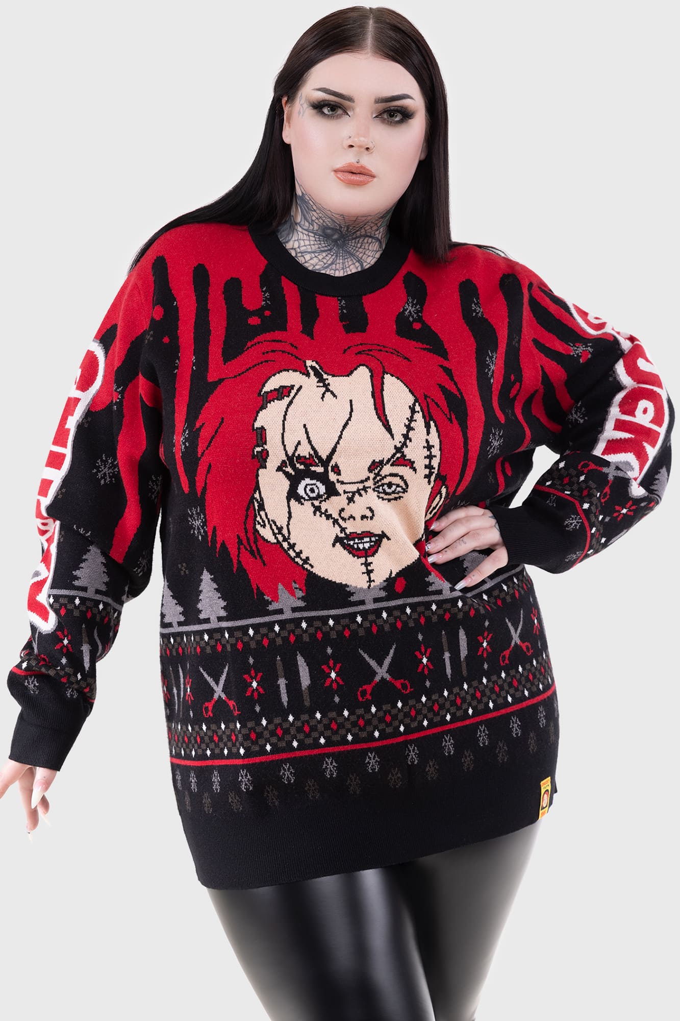 Chucky Wanna Play Graphic Sweater | Killstar Licensed Horror Top