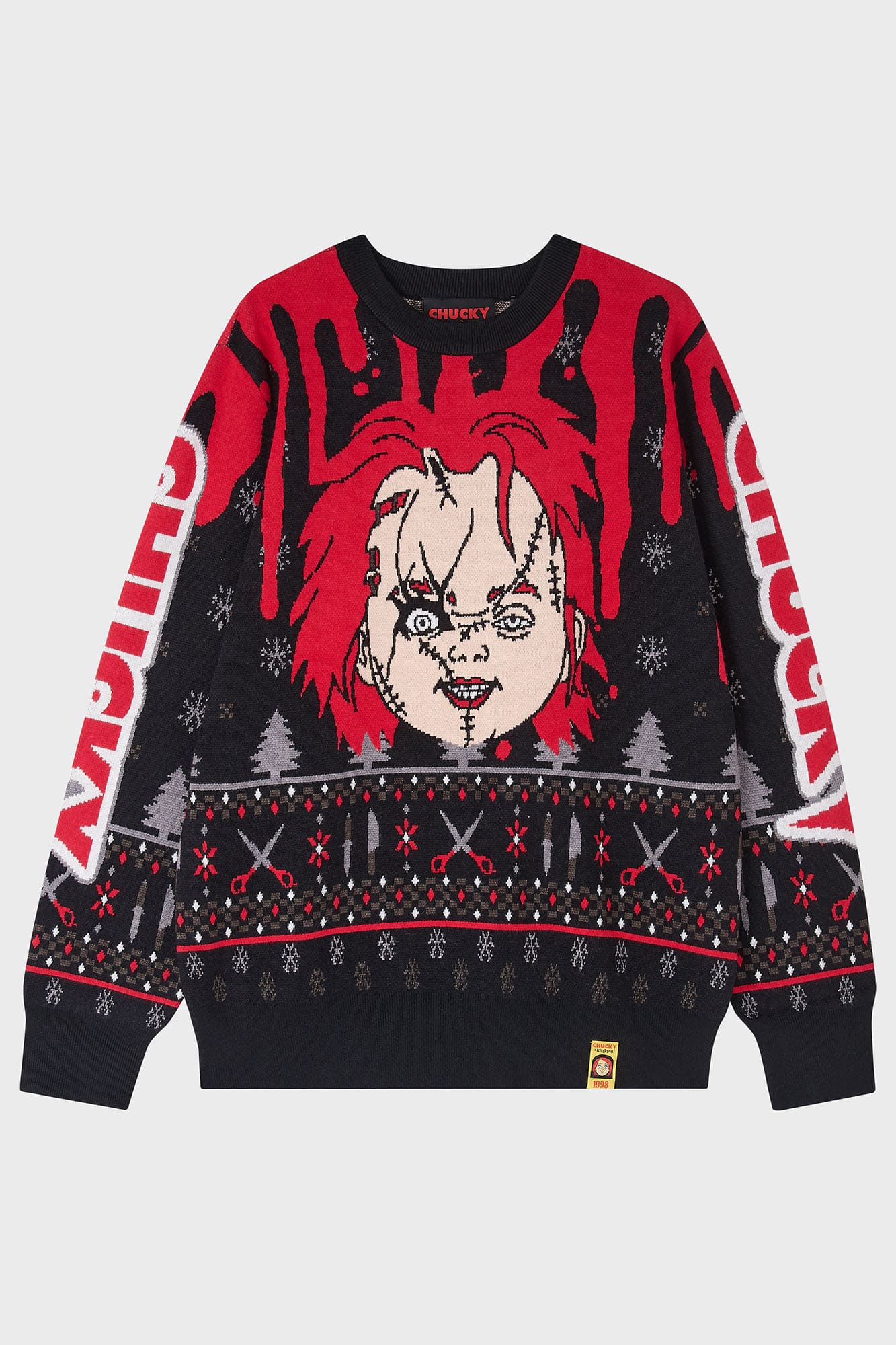Chucky Wanna Play Graphic Sweater | Killstar Licensed Horror Top