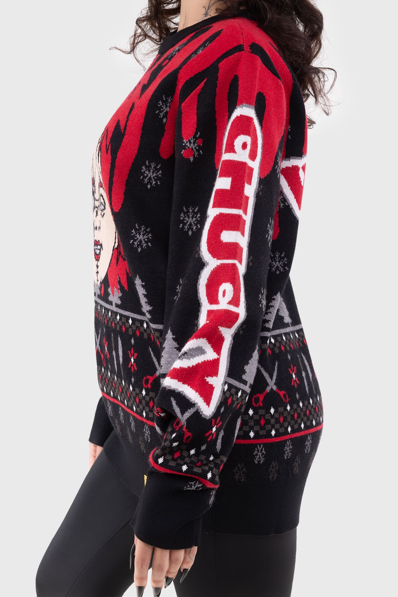 Chucky Wanna Play Graphic Sweater | Killstar Licensed Horror Top