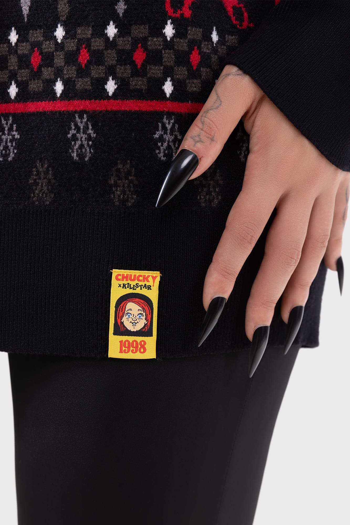 Chucky Wanna Play Graphic Sweater | Killstar Licensed Horror Top