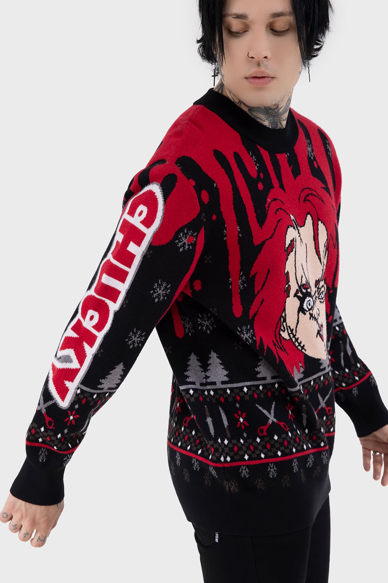 Chucky Wanna Play Graphic Sweater | Killstar Licensed Horror Top
