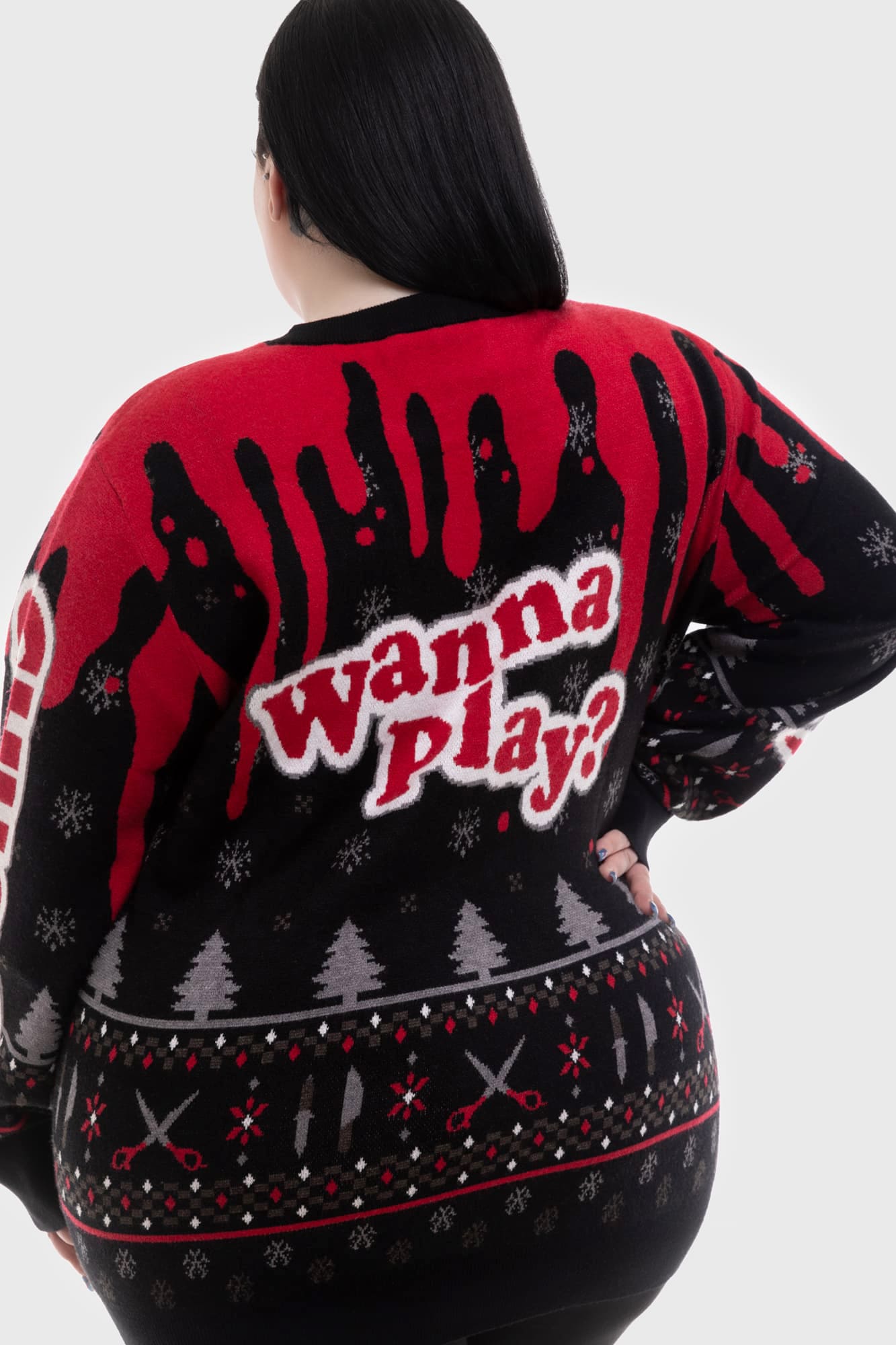 Chucky Wanna Play Graphic Sweater | Killstar Licensed Horror Top