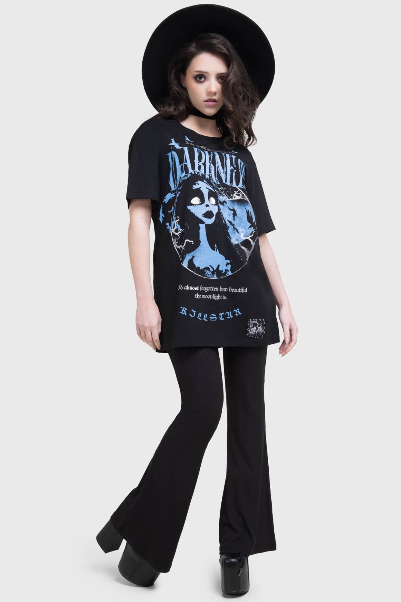 Corpse Bride In The Darkness Graphic Cotton T-Shirt