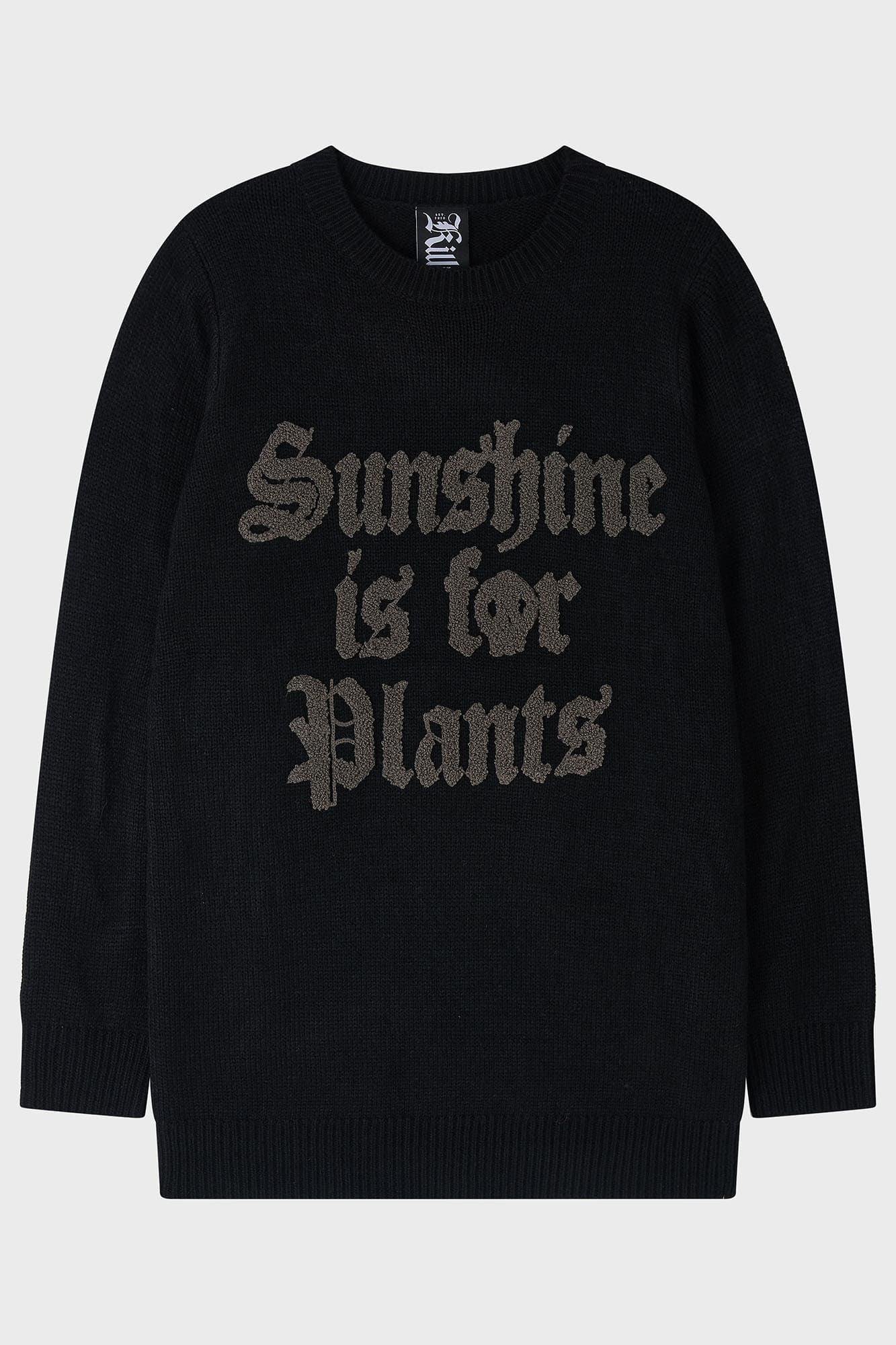 Killstar Sunshine For Plants Sweater - Soft Stretch Knit Crew Neck