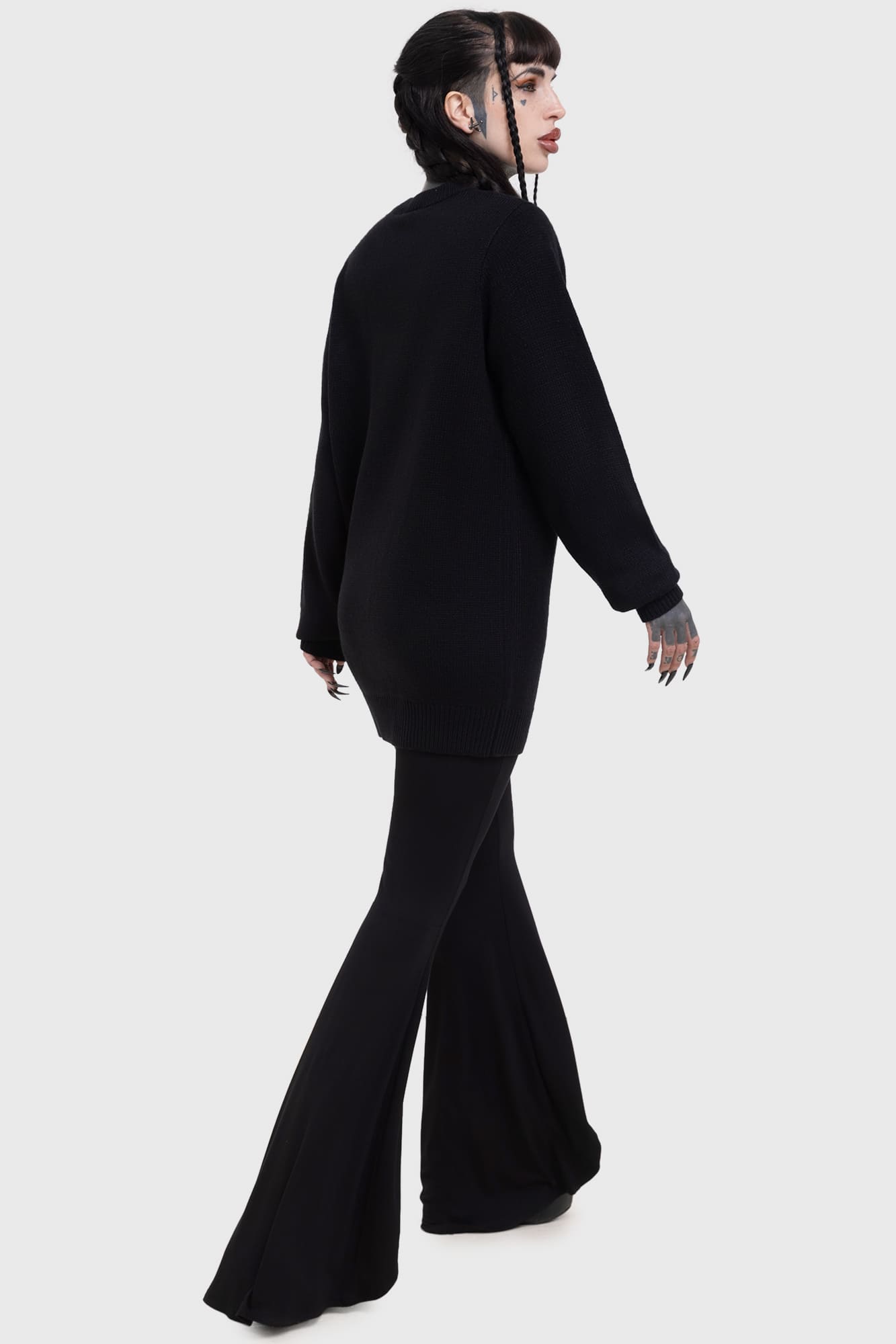Killstar Sunshine For Plants Sweater - Soft Stretch Knit Crew Neck