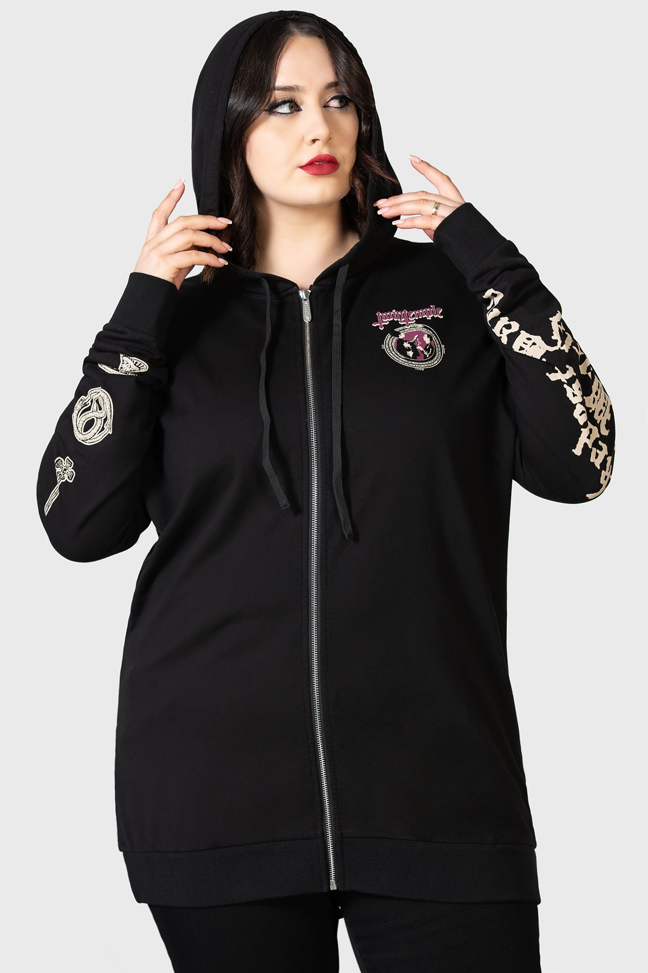 Killstar Magic Circle Zip Hoodie - Twin Temple Licensed Unisex