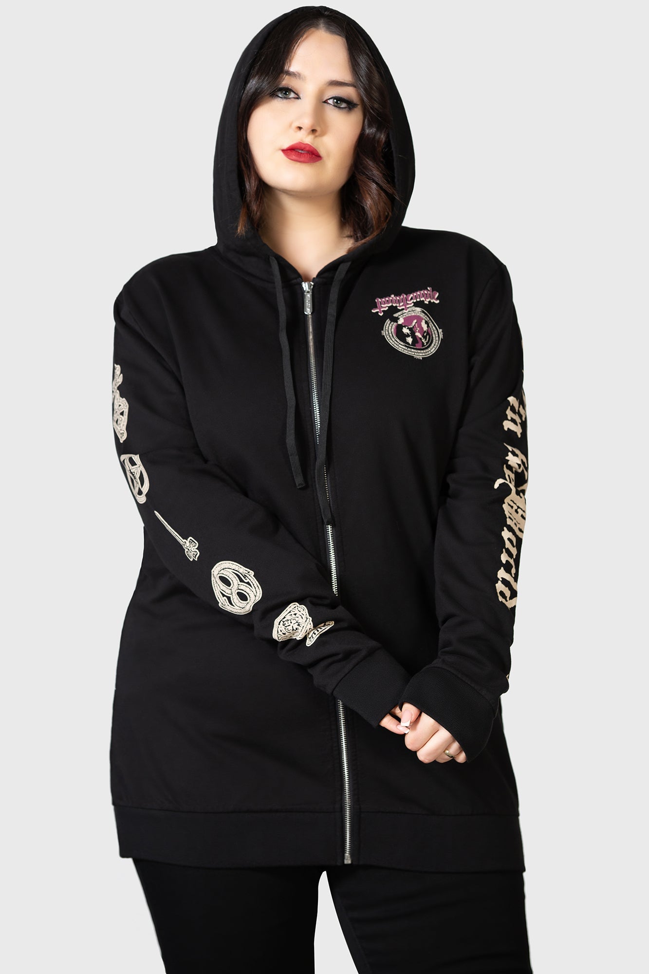 Killstar Magic Circle Zip Hoodie - Twin Temple Licensed Unisex