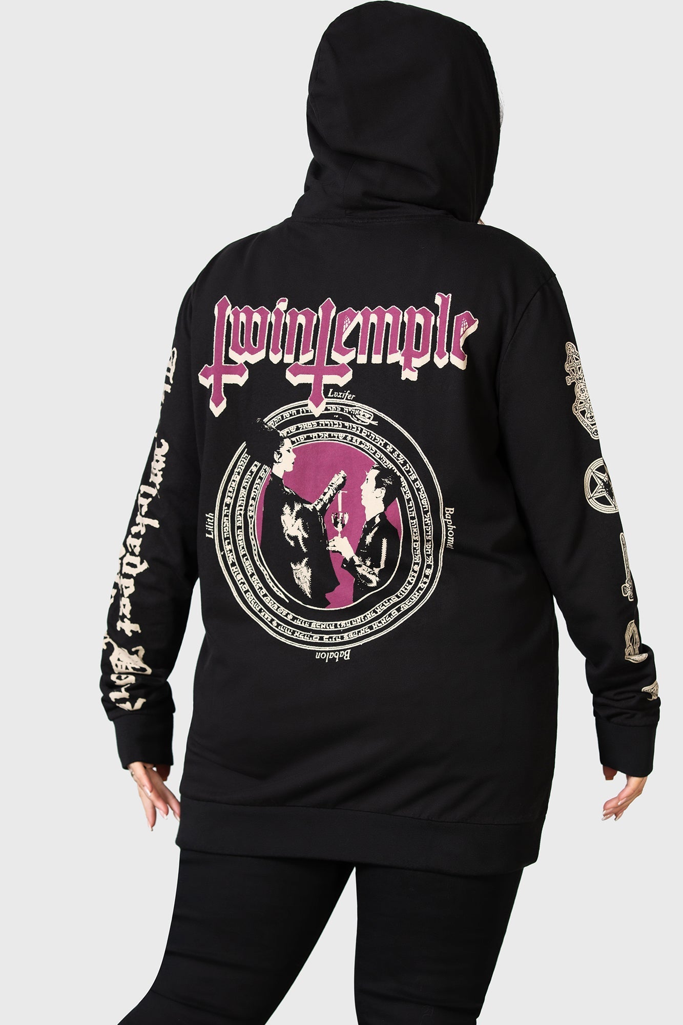 Killstar Magic Circle Zip Hoodie - Twin Temple Licensed Unisex